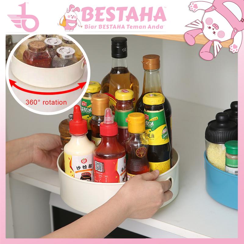 Multifunctional Rotating Rack 360 Rotation Non-slip Kitchen Storage ...