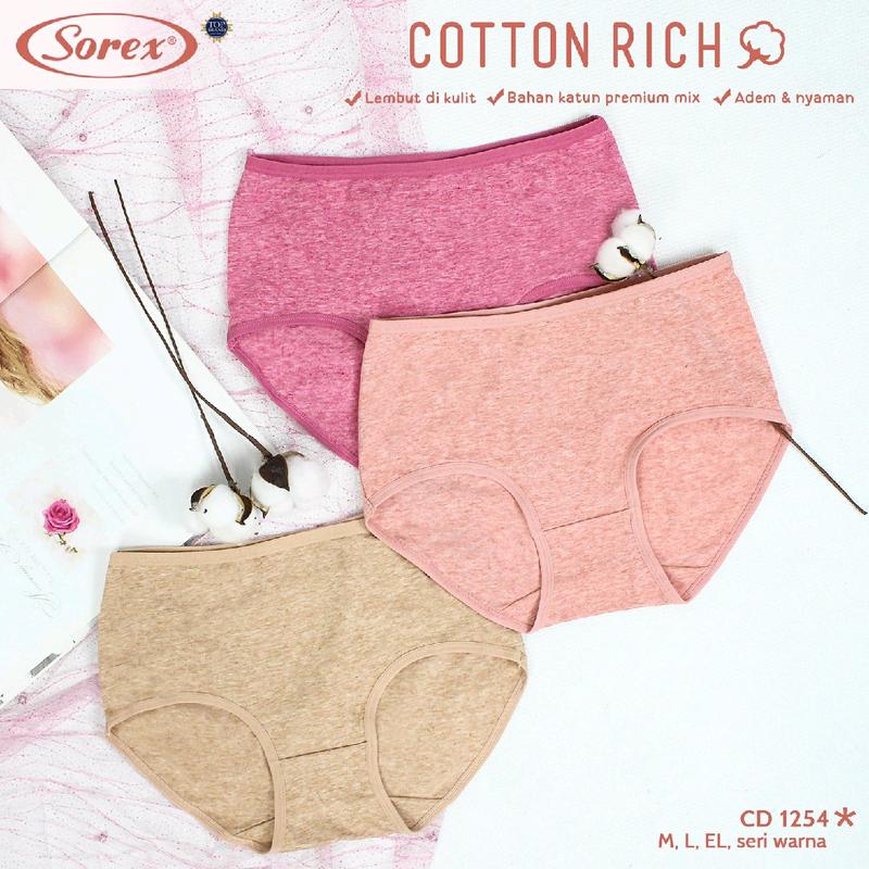 3PCS,6PCS SOREX CD KATUN HALUS 1254 1