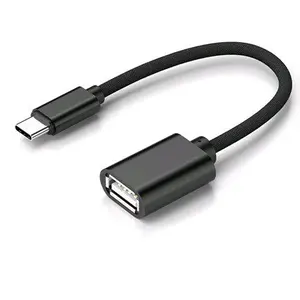 Kabel OTG Adapter Konektor Serbaguna USB Female ke Type C Male