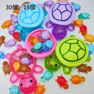 樹脂製のカメの置物、16/30個のかわいい動物テーマのチャームにナイトライト機能が付いており、ホームパーティーのお土産や装飾のための非電気オーナメントです。