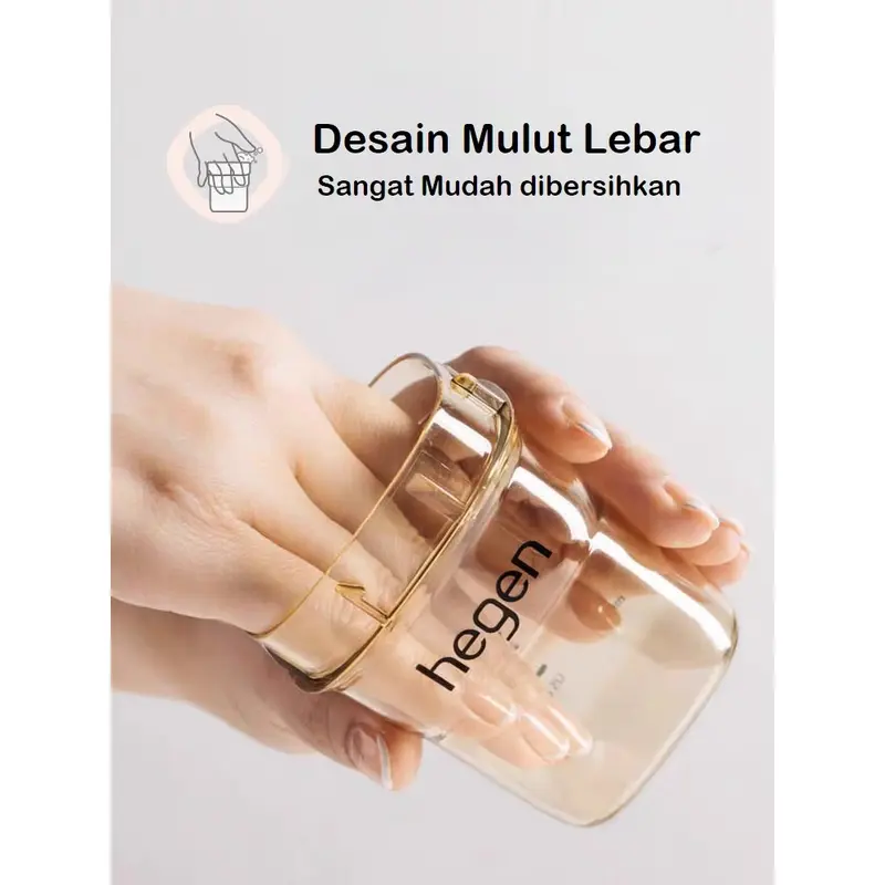 Hegen Feeding Bottle PPSU - Botol Susu Bayi Hegen All Varian 150ml - 240ml & 330ml 2