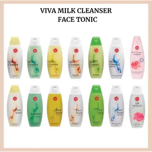 BPOM VIVA MILIK CLEANSER AND FACE TONIC AIR MAWAR BPOM 100ML