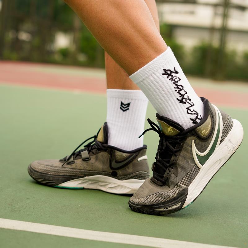 Set Tất Thể thao Redikick Hardline Cotton Cổ cao Có đệm Chống Hôi Chân Vớ Bóng Rổ Pickle Ball Bóng Đá Chạy Bộ