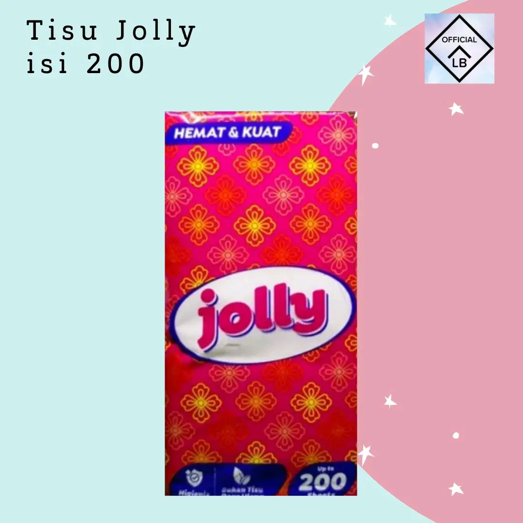 Tisu Jolly 200 Lembar Untuk Pembersihan - Cleaning Membersihkan