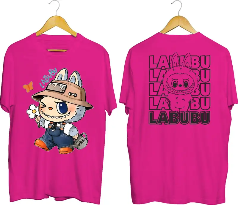 Kaos Atasan oblong cewe Lengan pendek Kaos oblong / Kaos Wanita Sablon Labubu / Kaos Oblong/ Baju Kaos Tshirt/ Tshirt wanita/ Tshirt cewek 0