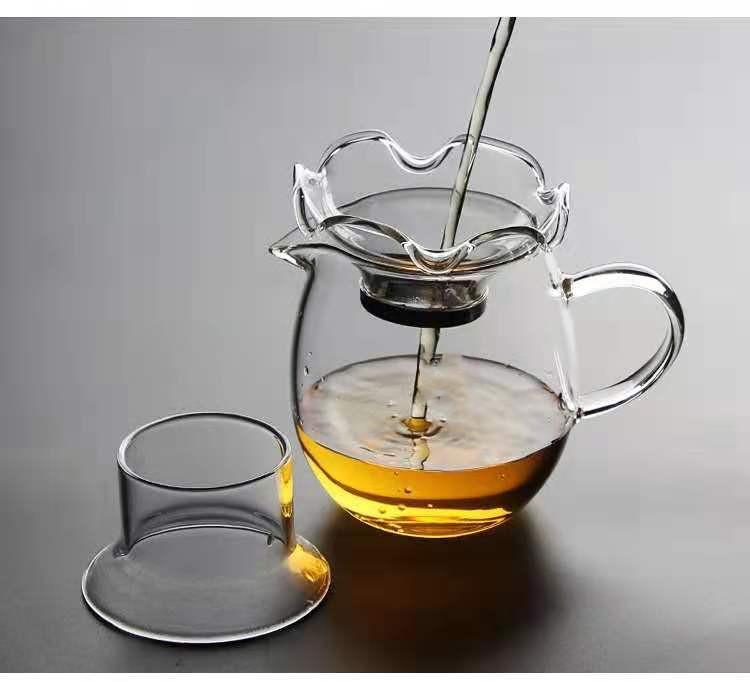 Product Introduction of Heat-Resistant Glass Tea Funnel Tea Filter Tea Strainer Fair Mug Tea Separator Funnel Stainless Steel Screen Filter Tea Ceremony Utensils Wholesale 5