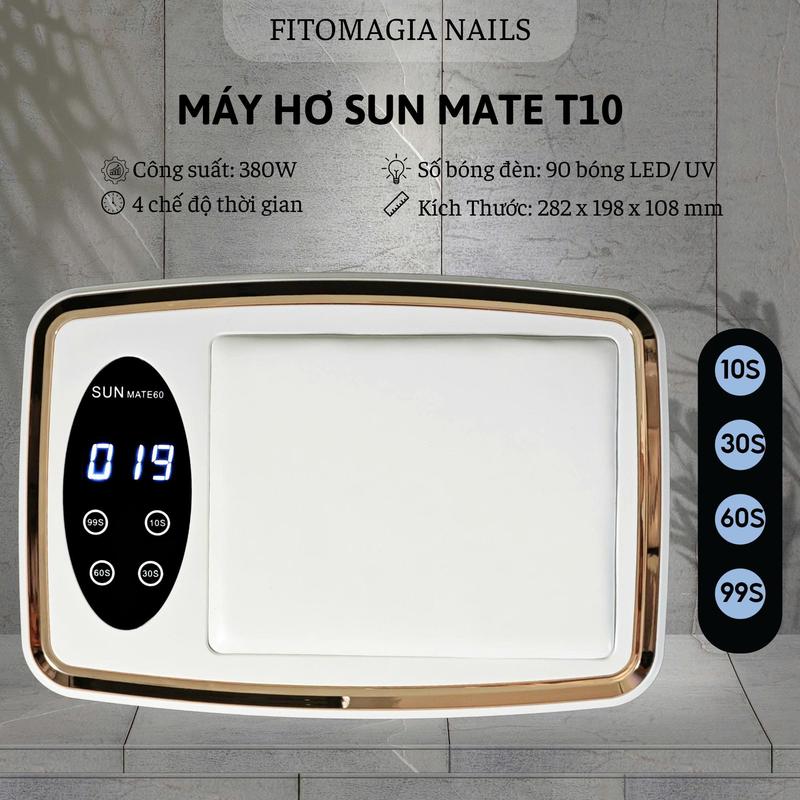 [GIÁ SỐC TRONG LIVE] Máy Hơ Gel SUN MATE60 Không Tích Điện - Tiện Lợi, Dễ Dàng Sử Dụng, Công Suất 380W / 90 Bóng Đèn LED / Bảo Hành 6 Tháng