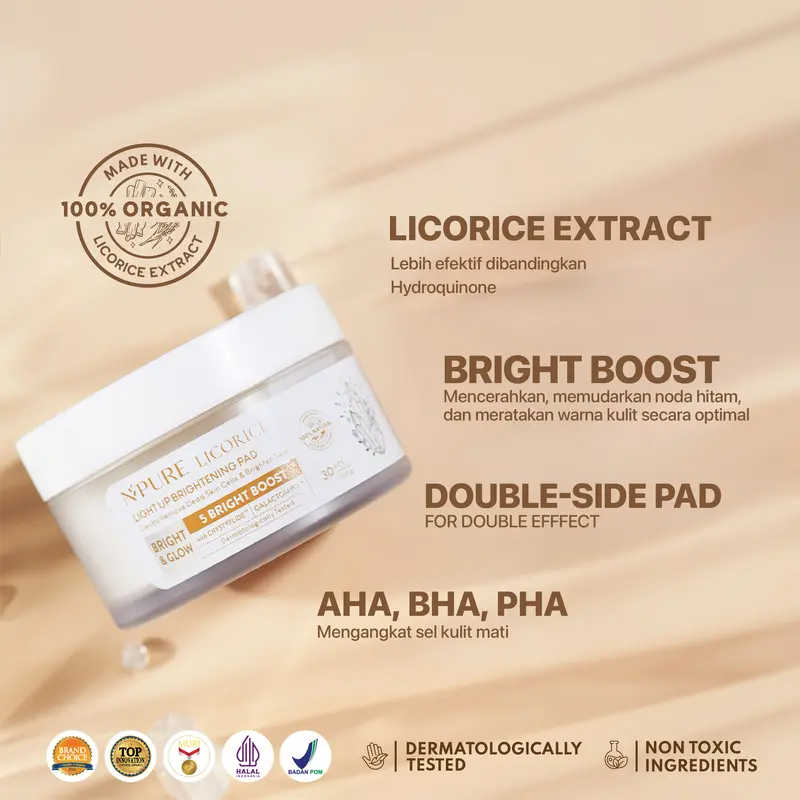 【Kapas Eksfoliasi】NPURE Bundle Exfo CICA Clear Pad + Licorice Brightening Pad /kapas eksfoliasi/skincare bundling set/kapas angkat sel kulit mati/kapas sel kulit mati/skincare/kapas komedo/kapas muka kering/muka jerawat/skincare rutin/paket skincare 3
