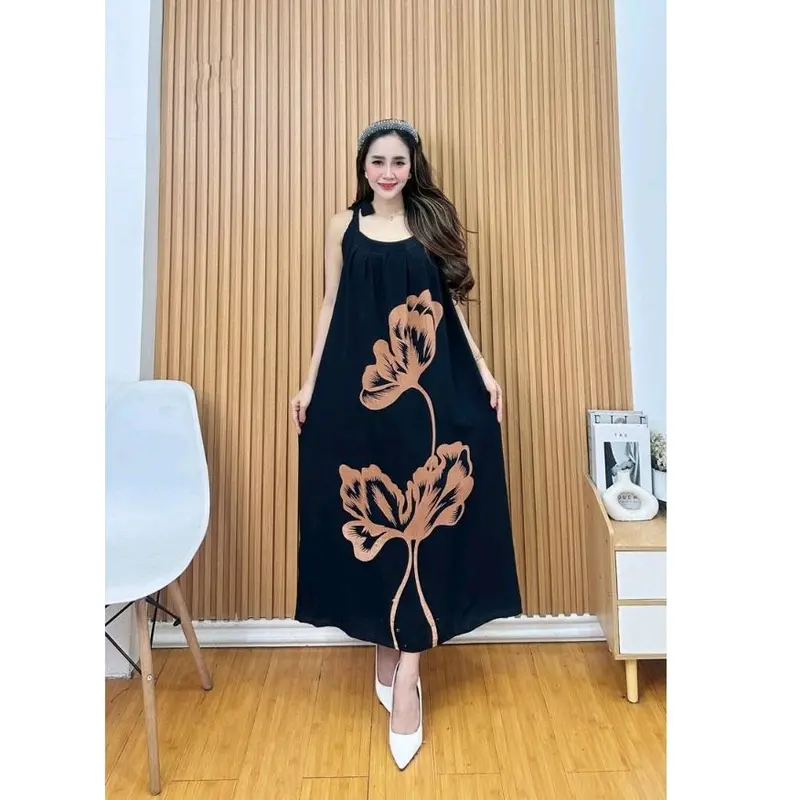 YKS Daster Lengan Karet Kutung LD 120 BAHAN RAYON  Dress Wanita Daster Santai Cantik Nyaman 0