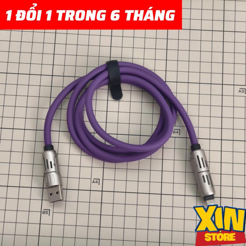 Cáp Sạc Nohon 4in1, Sạc Nhanh 240W, 2 Đầu Kim Loại, Dây Silicon Mềm, Dài 1.2m, BH 1 ĐỔI 1.
