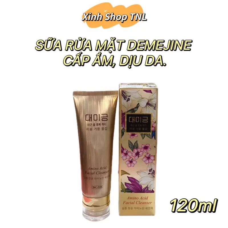 Sữa rửa mặt DEMEJINE Hàn Quốc 120ml - Cấp ẩm, làm dịu da cho nữ - Skincare 0