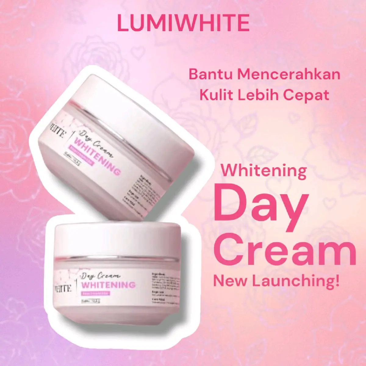 LUMIWHITE - Whitening Day Cream New Launching Membantu Mencerahkan Kulit Wajah Lebih Cepat