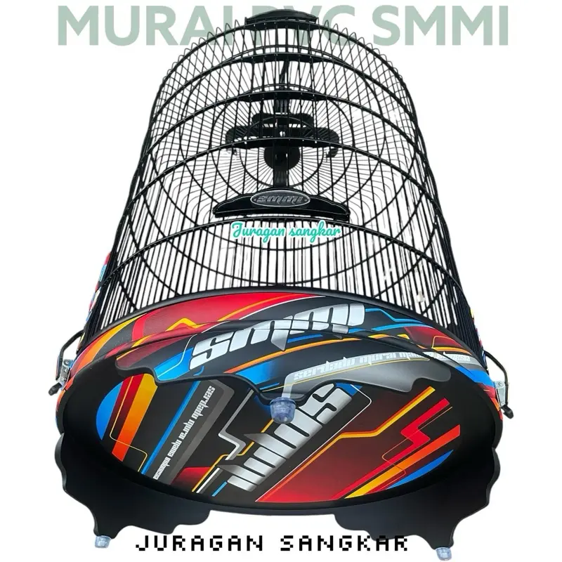 Sangkar kandang murai pvc decal Smmi