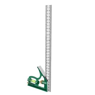 Stainless steel square ruler horizontal right angle ruler 90 degree measuring ruler triangle ruler woodworking ruler multifunctional angle ruler steel ruler 0