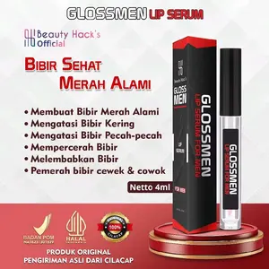 TERMURAH Lip serum glossmen pemerah bibir hitam solusi bibir pecah pecah dan melembabkan bibir secara alami Mencerahkan