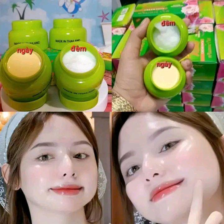  Kem ngày đêm kone thái  Kem trị nám sạm tàn nhang đồi mồi thâm mụn dưỡng trắng da chống nắng 