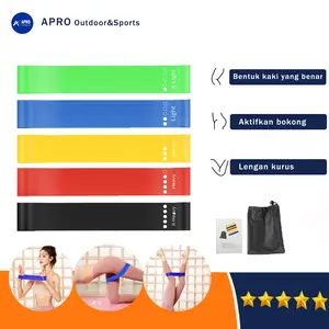 [ BISA COD ] Tension Resistance Band Loop /Karet Elastis Olahraga /Fitness Tali Yoga/Yoga Resistance Band /Loop Bands Tali Outdoor Gym  karet latihan kaki tanpa garansi indonesia band resistensi Alat