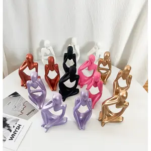 Goyela statue, patung aesthetic , concrete statue , hiasan meja , pajangan meja