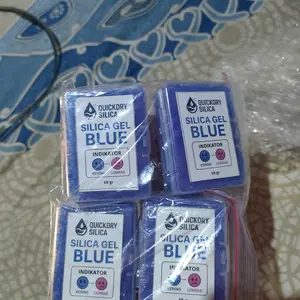 Silica Gel Biru Box dengan INDIKATOR 65gr - Perlindungan Anti Jamur dan Lembab untuk Camera, Tas, dan Pakaian Blue Kamera