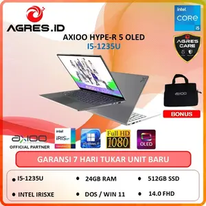 LAPTOP AXIOO Hype R 5 OLED Core i5-1235U 24GB 512GB 14" FHD