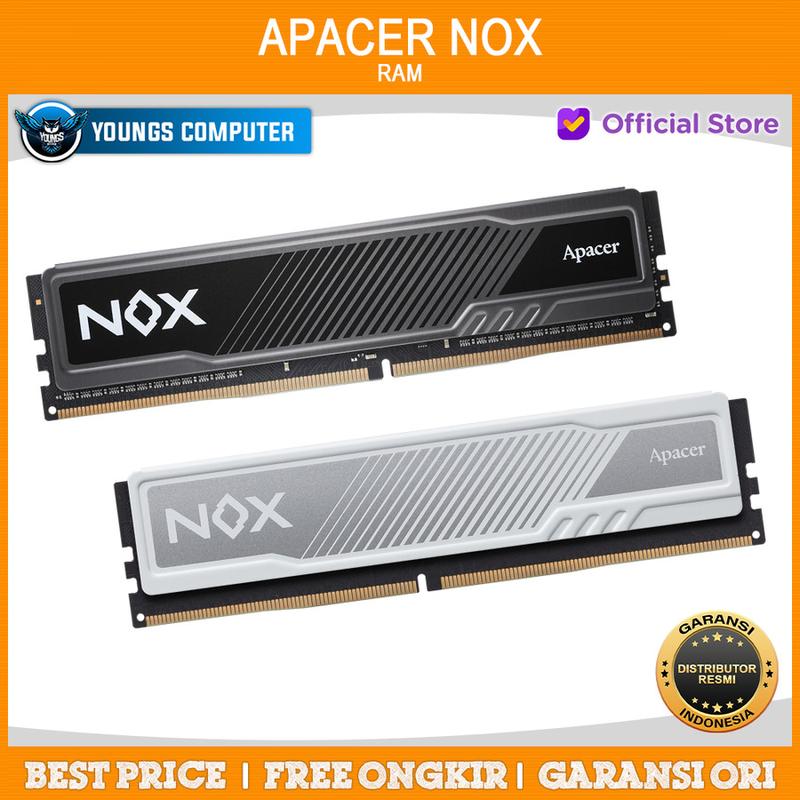 RAM APACER NOX 16GB KIT 3200 (2x8GB) Gaming Memory 0