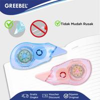 Gambar GREEBEL Correction Tape GCT-802 Pastel Lucu / Tip Ex Kertas Roll Pita Koreksi Pulpen dari GREEBEL Kota Administrasi Jakarta Barat 4 Tokopedia