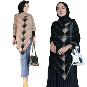 PONCO IMEL Outer Knitwear Lembut RAJUT HALUS PREMIUM WOL Nyaman Wanita Atasan Motif Cardigan Kardigan Top Panjang Sweater