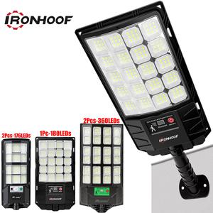 Lámpara Solar LED 1200W con 10,000 Lúmenes y 6000mAh – Iluminación Brillante para Hogar, Ciudad, Campo y Patio al Aire Libre