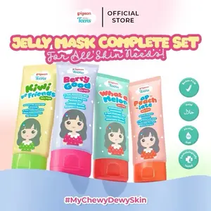 Pigeon Teens What-A-Melon Jelly Mask 60ml|Skincare Remaja|Membantu Mencerahkan | Niacinamide & Madecasosside