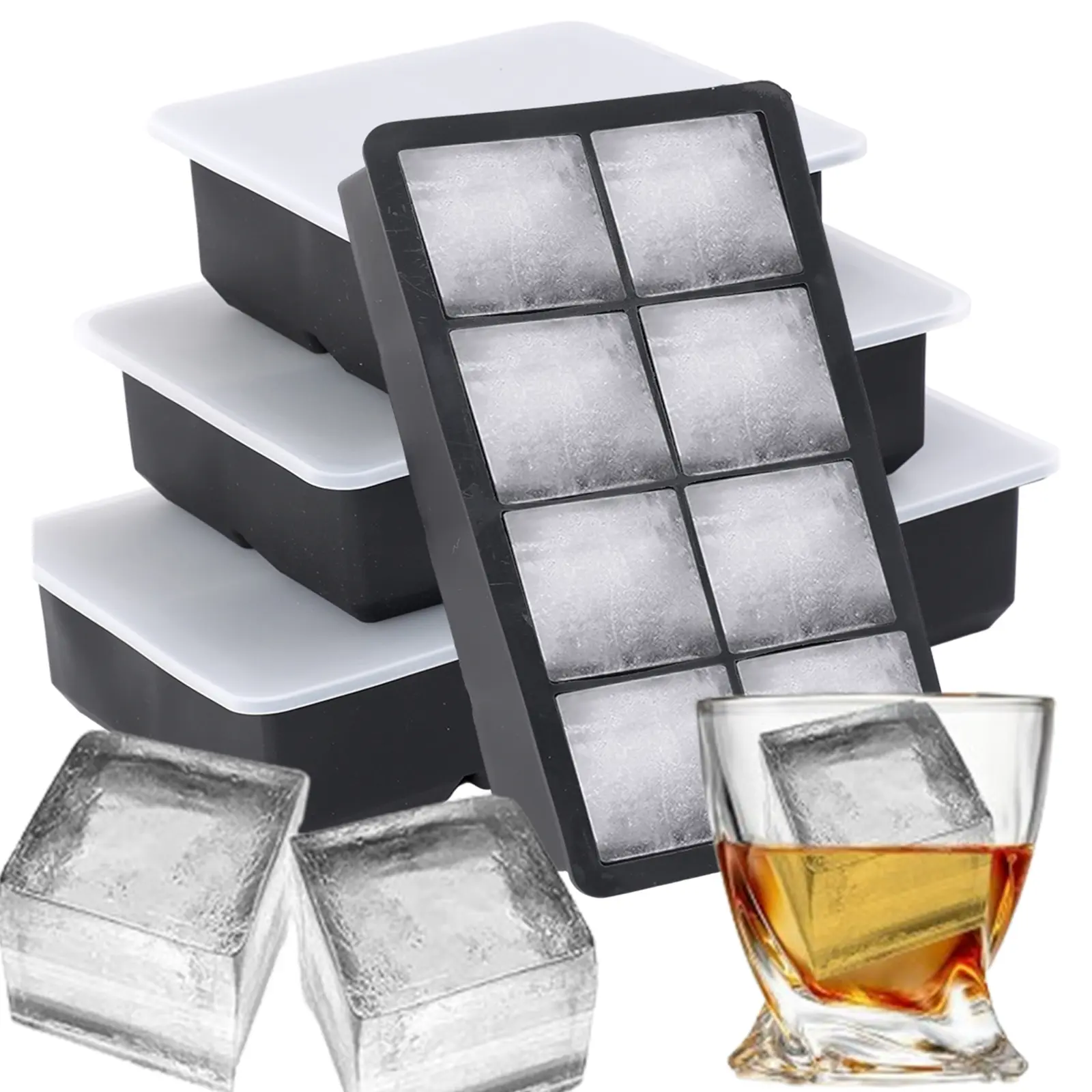Kitchen 60 96Grids Plastic Ice Cube Tray Molds Summer Cube Molder Kitchen 60 96grids plastic ice cube tray molds summer cube molder