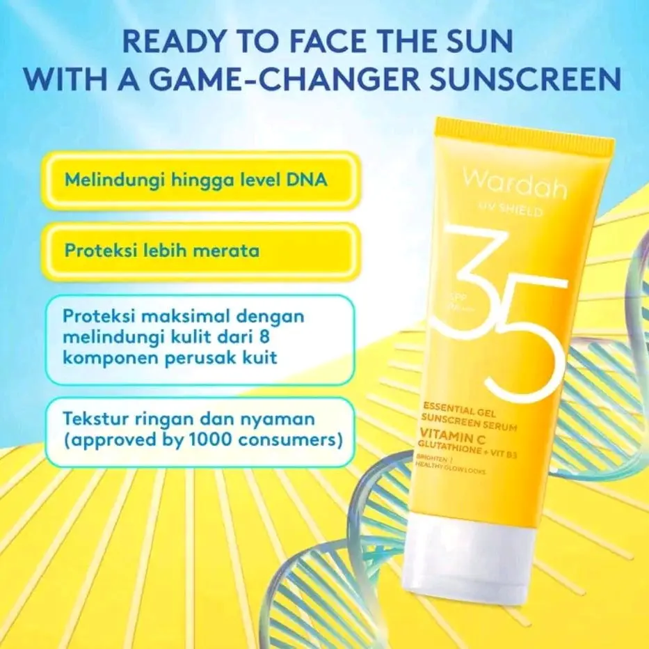 Sunscreen Wardah UV SHIELD SPF 35 PA+++ 40ml