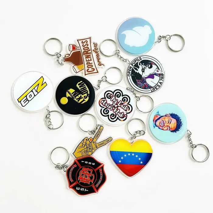 Premium Custom Ganci UV Print Acrylic - Gantungan Kunci Keychain Akrilik mobil motor rumah kamar kos kosan hotel villa kantor