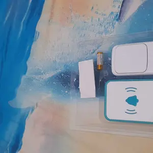 Bell Pintu Wireless Doorbell MAXONVO / Bell Rumah Wireless /  Bell Batrai Jarak 150 Meter / Bell Tempel