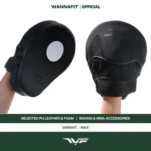 WANNAFIT Boxing Pad Premium | Bantalan Tinju Latihan Punch Target Speed Punching Mitts | Peralatan Tinju & Bela Diri