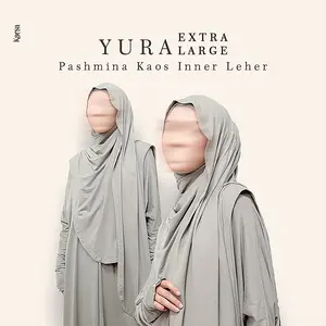 Karsalabel EXTRA LARGE YURA Pashmina Inner Leher Kaos Rayon | Pashmina Inner | Pashmina Rayon | Pashmina Oval