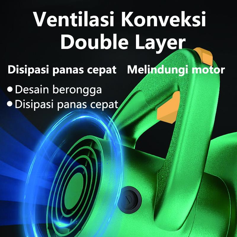 ISKU Electric Blower Industri 600W 15000 RPM 3.5m³/menit Ventilasi Pabrik Bersihkan Debu Tahan Lama Bebas Perawatan 6