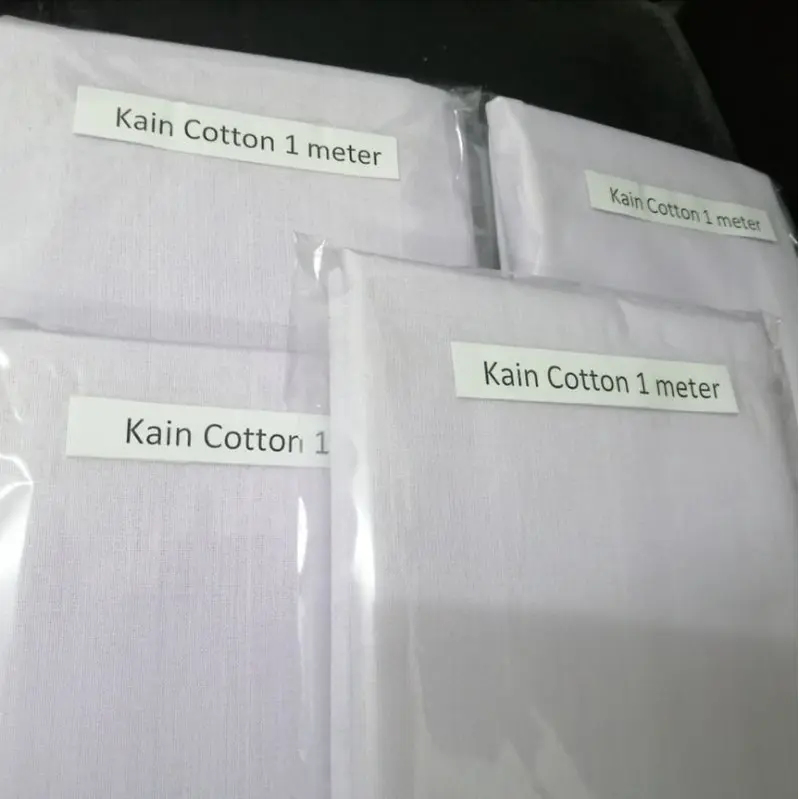 (1 Meter) Kain Putih Cotton Tebal Bidang 60 Pelbagai Guna Mudah Murah Best Quality Bell