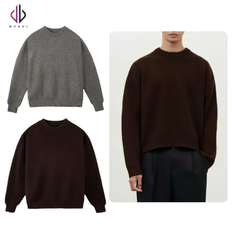 Áo Len Sweater Quảng Châu DYACI Kiểu Dáng Boxy Hàng Cao Cấp AL91