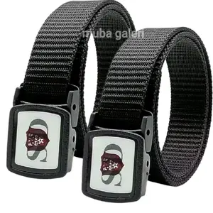 IKAT PINGGANG ANAK SD SABUK KANVAS NILON LEBAR 2,5 CM MODEL JEPIT