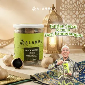 Black Garlic Bawang Hitam Tunggal Alamme Quality 220gr black garlic Rempah Bebas Gula