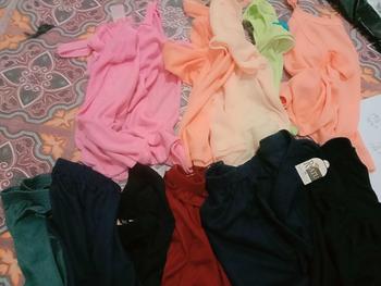 Product Review of PAKET HEMAT 6pcs singlet renda pelangi + 6pcs celana strit tayet | paket daleman anak murah | setelan anak perempuan grosir kamisol from B**a A** Z**a 1