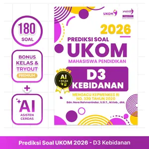 Buku UKOM Academy Soal UKOM D3 Kebidanan 2026