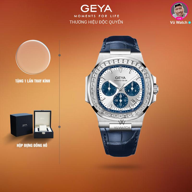 Đồng hồ cơ nam GEYA G78156 [4042] | Tặng 1 lần thay kính miễn phí