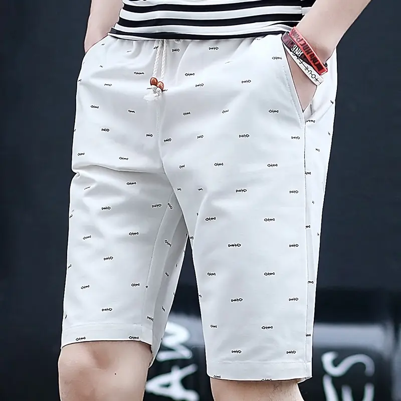 Vfasion-Quần Short Nam, Thời Trang, In Chấm Bi, Xu Hướng, Thời Trang Phổ Biến Và Thoải Mái, Y-057