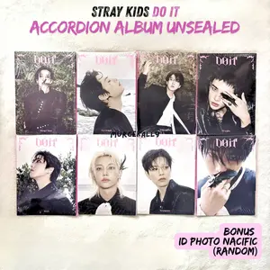 [READY STOCK] Stray Kids DO IT Album Only Accordion Unsealed - Official (Bonus ID Photo Nacific)