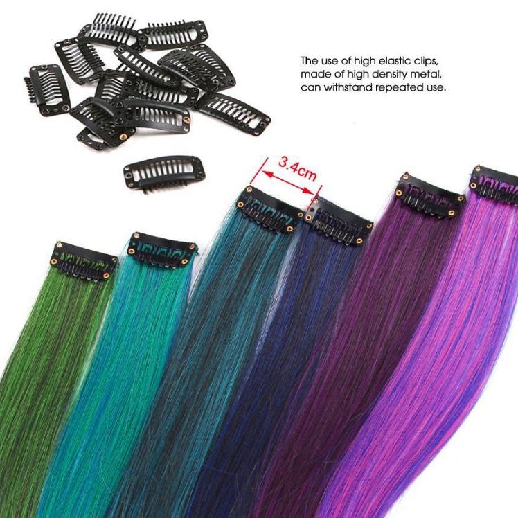 SAO - 6121 Extension Smoothing Wig / Wig Jepit Extension Smoothing / Wig Jepit Rambut Palsu / Hair Clip Wig Colour Highlight 5