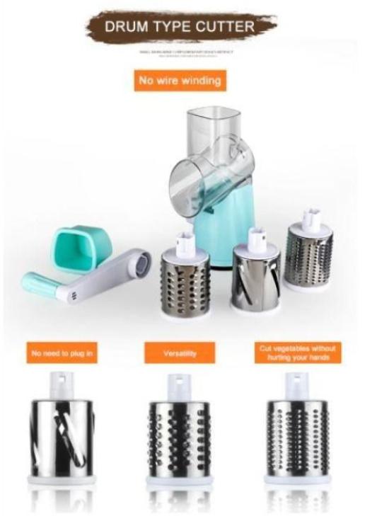 Product Introduction of Stainless steel Vegetable Cutter Grater cutter garlic slicer Shredder Slicer Grinder 4