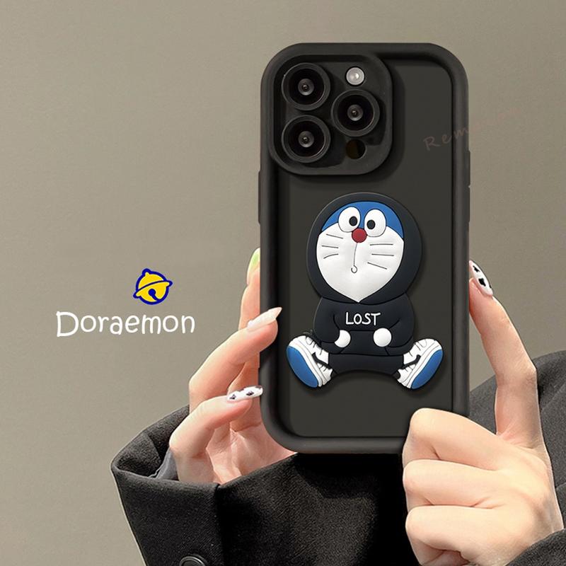 Product Introduction of Cartoon Doraemen  Phone Case for IPhone 11 15 14 13 12 Pro Max 6 6S 7 8 Plus XR XS MAX X Se2020 Case Soft Liquid Silicone Shockproof Protector Cute 3D Cover 25