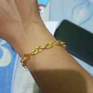 Gelang Nuri Bracelets Premium Perhiasan Fashion Wanita Berlapis Emas Muda Free Surat Dari Toko