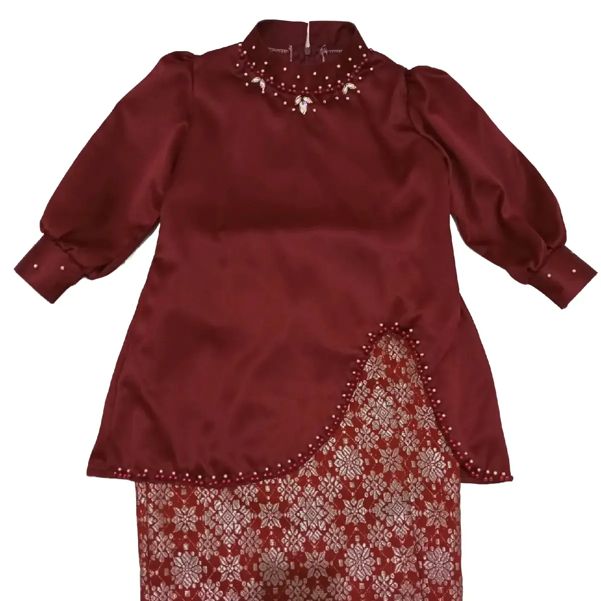 kebaya anak satu set sama rok songket Fashion